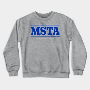 MSTA Old School Allendale Blue/White/Black Crewneck Sweatshirt